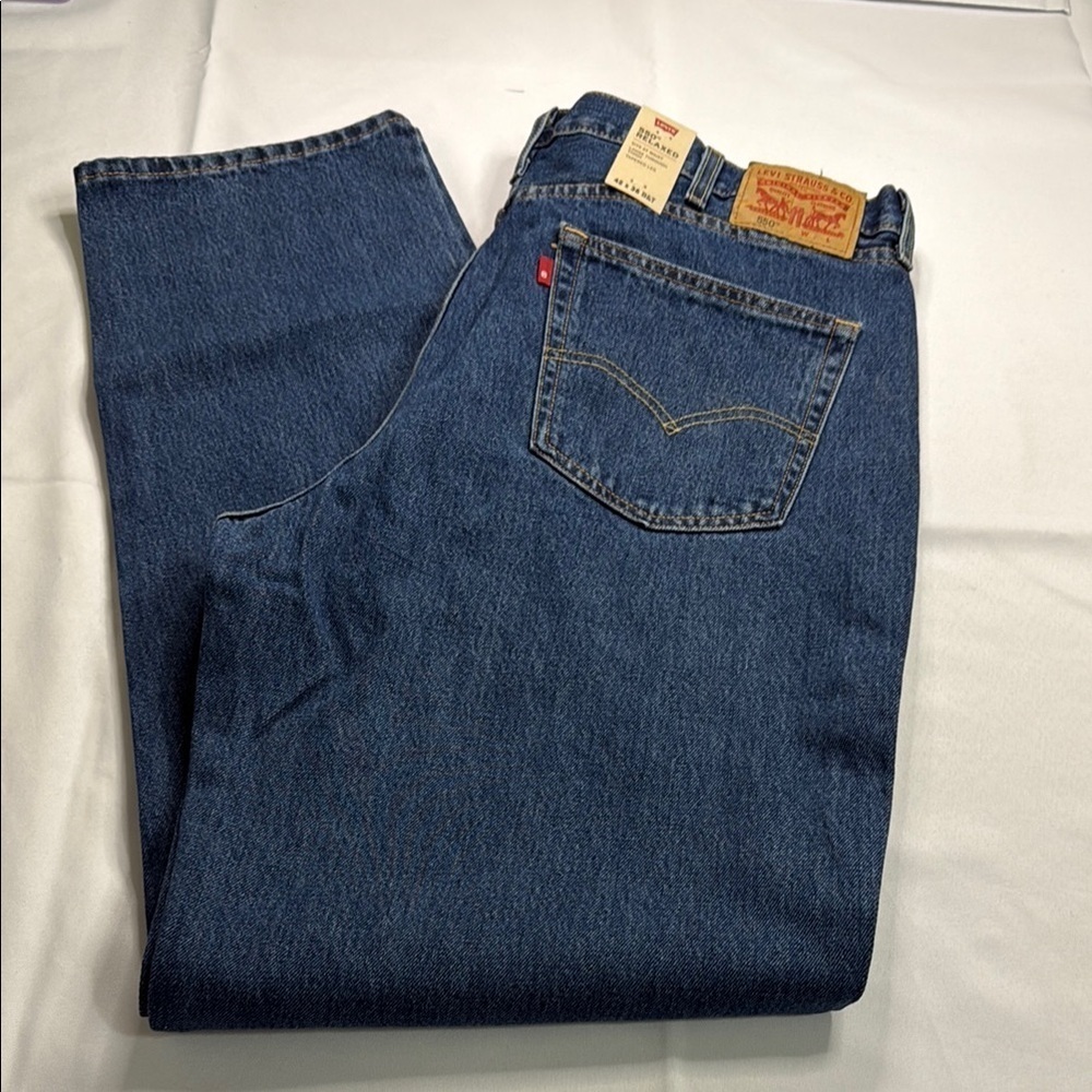 Levi's Classic Blue Straight Denim Jeans